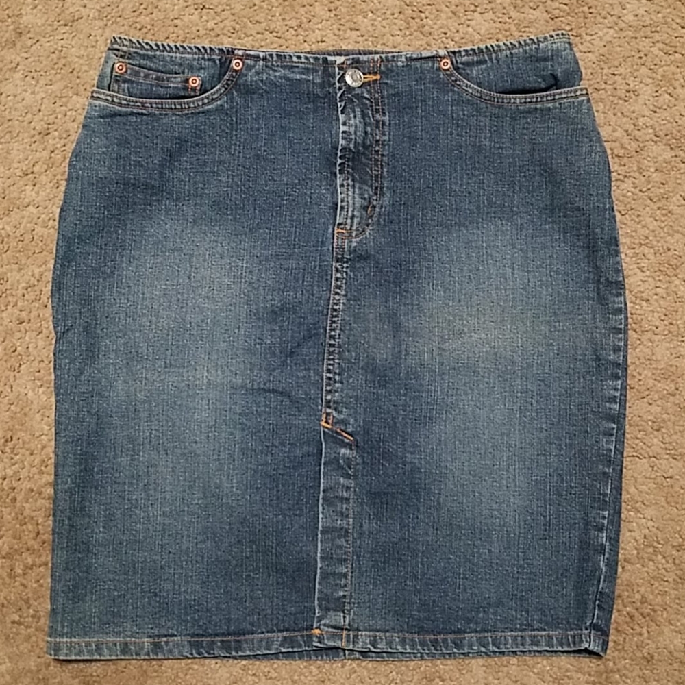 Old Navy Jean Stretch Mini Skirt
